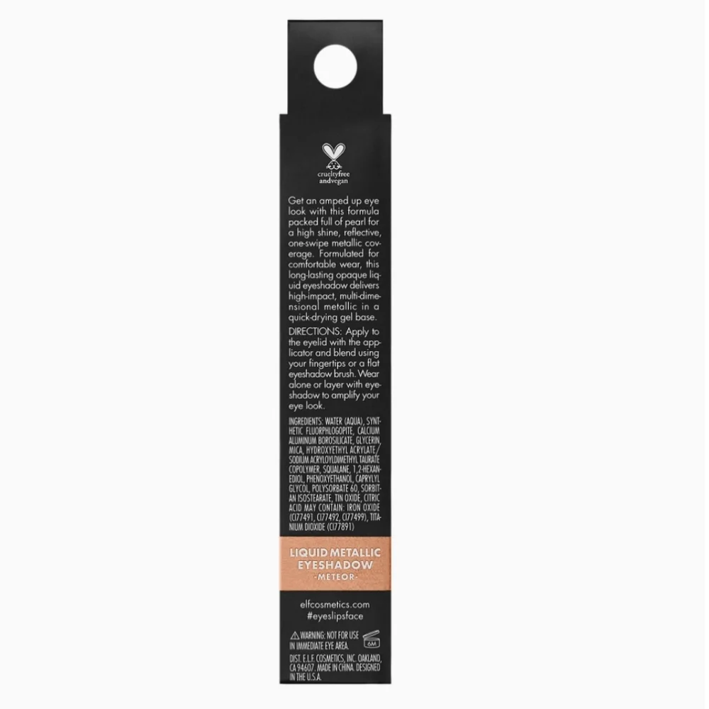 🆕️SEALED🆕️e.l.f. Metallic Liquid Eyeshadow  ☄️ METEOR☄️